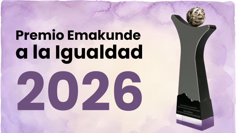 Premio Emakunde a la Igualdad 2026 Premio Emakunde a la Igualdad 2026