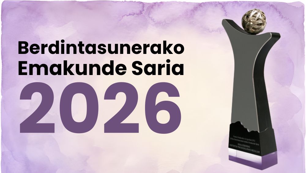 Berdintasunerako Emakunde Saria 2026 Berdintasunerako Emakunde Saria 2026